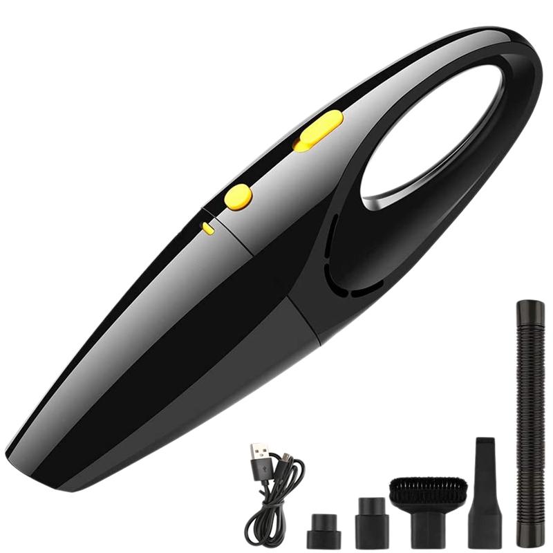 

Wireless Charging Handheld Household Vacuum Cleaner 60W Portable Car Vacuum Cleaner, Mini Wet and Dry Cleaner