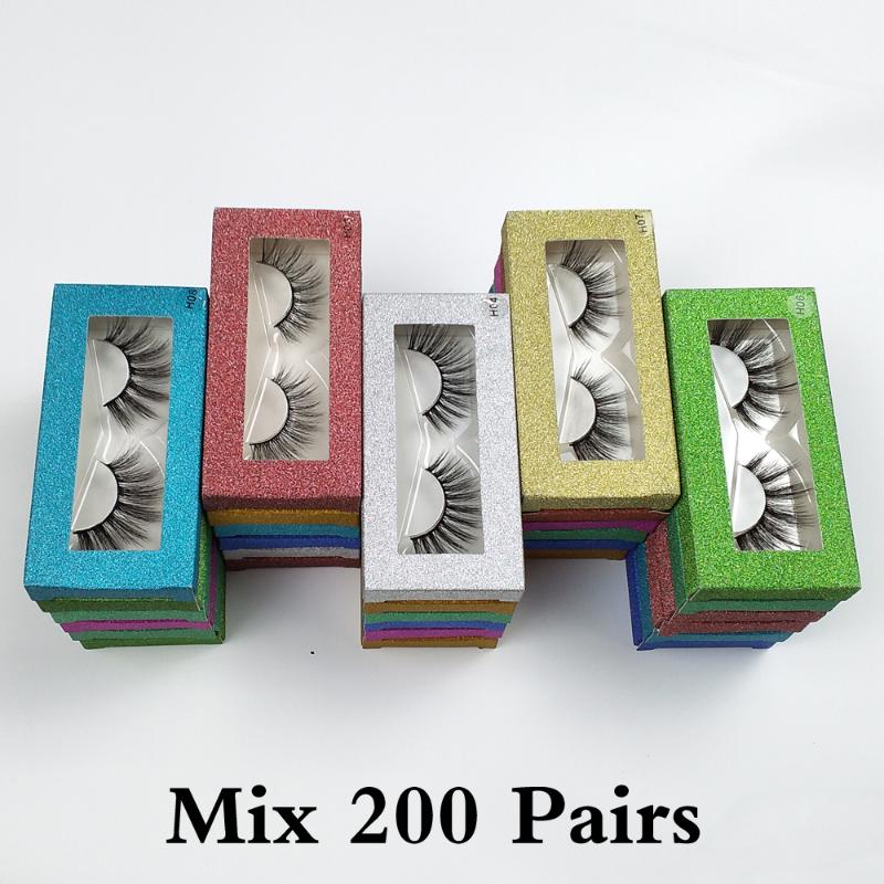 

Mink Lashes Wholesale 30/50/100/200 Pairs 3D Mink Lashes Bulk Natural False Eyelashes Hand Made Makeup Eye Eyelashes