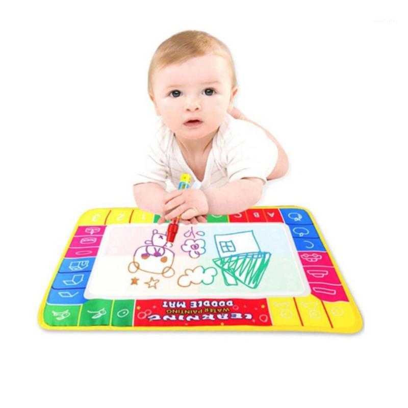 

29X19cm Children Painting Mat Polyester Water Drawing Board Durable Kids Writing Mat Magic Pen Doodle Toy Christmas Hanging Gift1