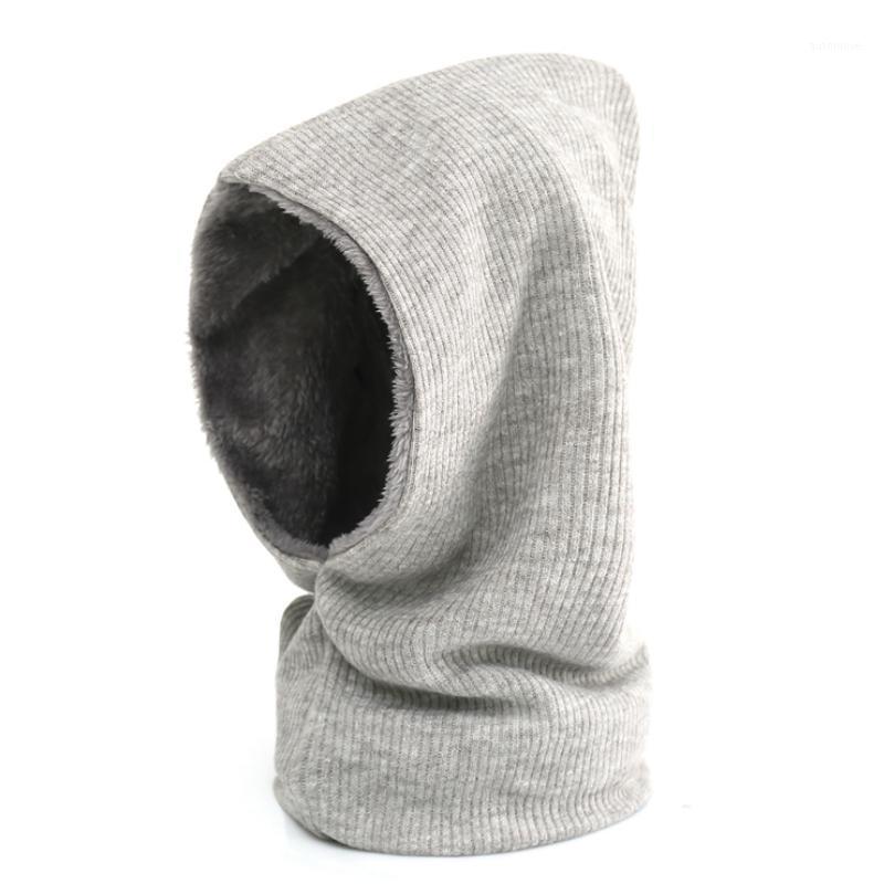 

Unisex Hat Scarf Women Knitted Winter Scarves Warm Outdoor Skiing Cap Solid Cashmere Snood Thick Men Neck Collar Bandana1