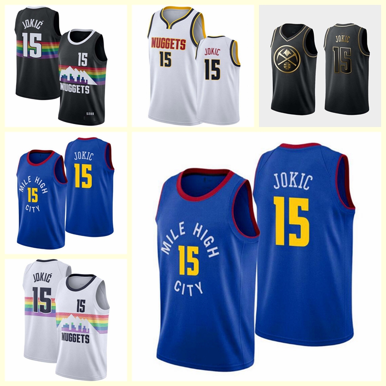 

Men Denver Nuggets#Nikola Jokic Key players basketball jersey;swingmen jerseys basketball jerseys