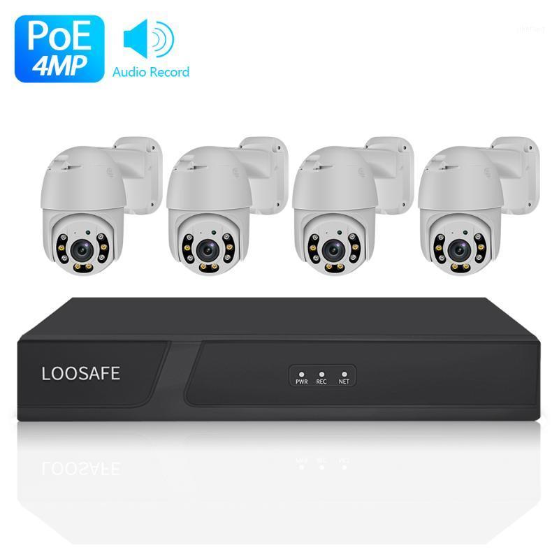 

H.265 4/8CH 5MP PTZ POE Camera CCTV System Kit Outdoor Waterproof NVR P2P IP Cam Onvif Audio Video Surveillance Spherical Cam1