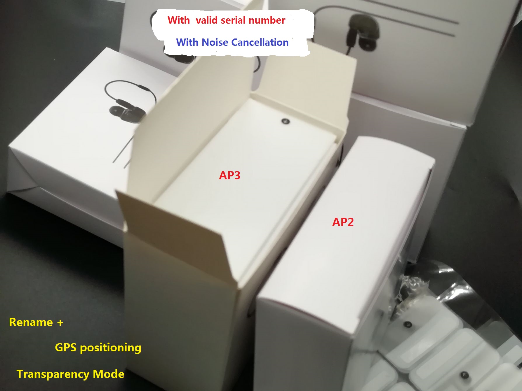 

With Noise Cancellation earphone Air pro Gen 3 AP3 H1 Chip earphones Transparency Wireless Charging Bluetooth Headphones AP2 Earbuds 2nd Generation