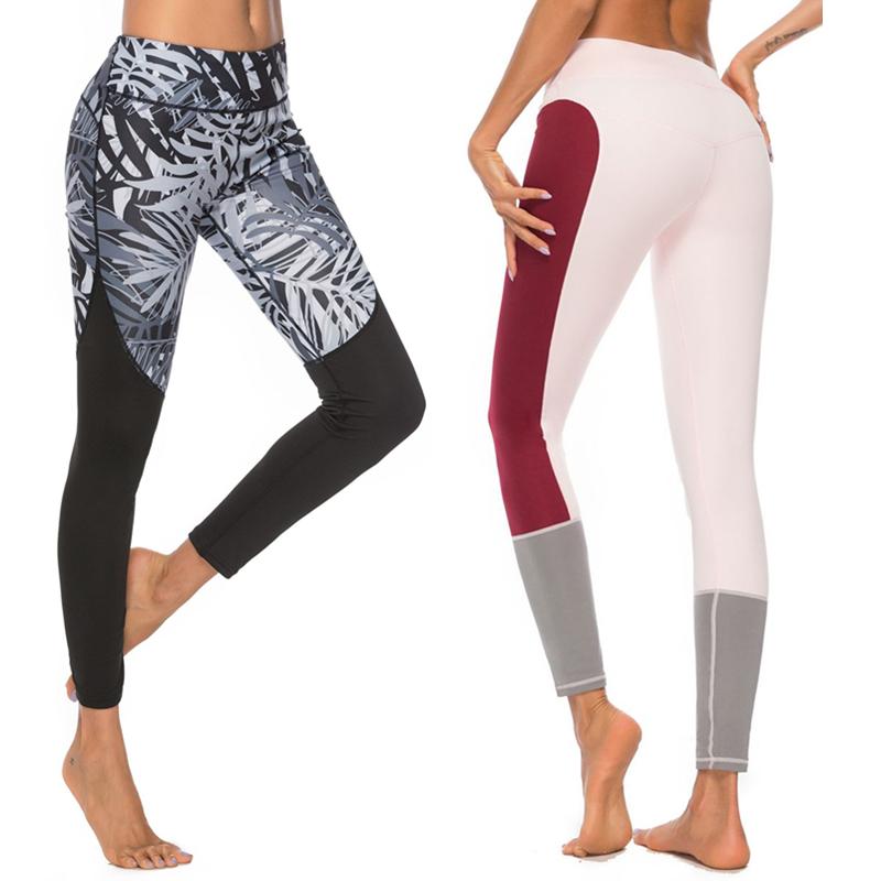 

Yoga Leggings Women Sport Pants Running Pants Breathable Fitness Jogging Leggings Yoga Women High Elastic Gym Fitness, 6017 black