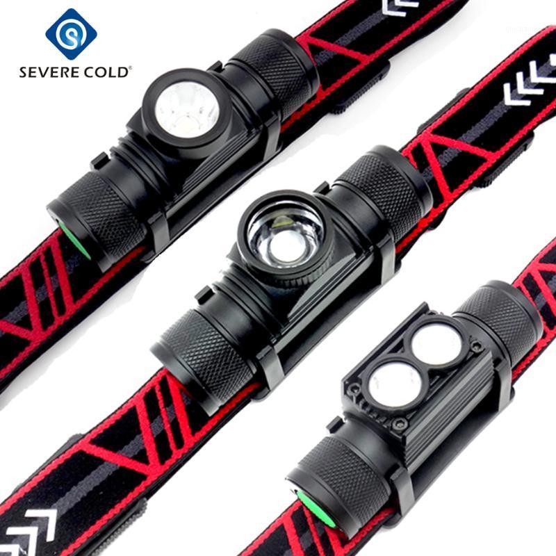 

Severe Cold LED Mini Headlamp XML Headlight High Power Head Lamp USB Rechargeable 18650 Hunting Fishing Camping Headlamp1