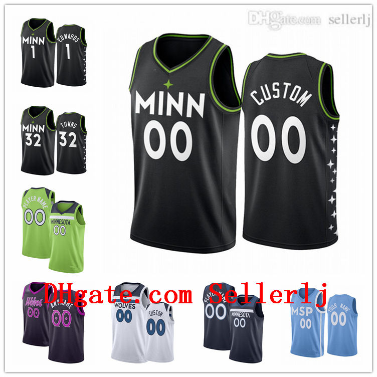 

MinnesotaTimberwolvesBasketball Jersey Anthony 1 Edwards 9 Rubio 22 Wiggins Kevin 21 Garnett Karl-Anthony 32 Towns Jerseys Custom, Color7