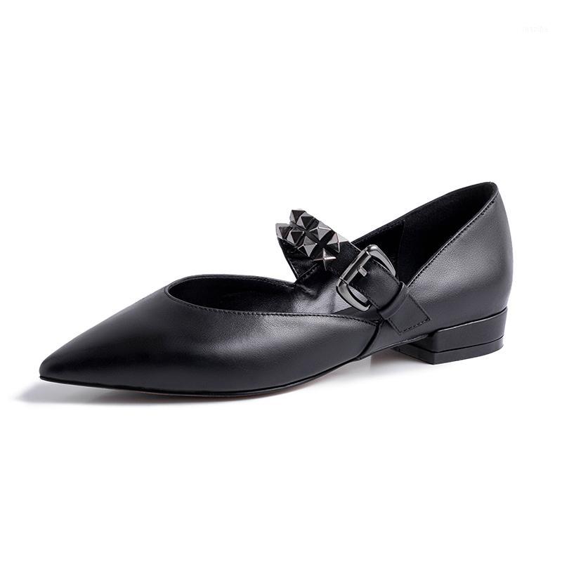 

Chaussures femme 2020 new spring pumps women's high heel shoes genuine leather crystal decoration women's pumps zapatos mujer1, Balck 1
