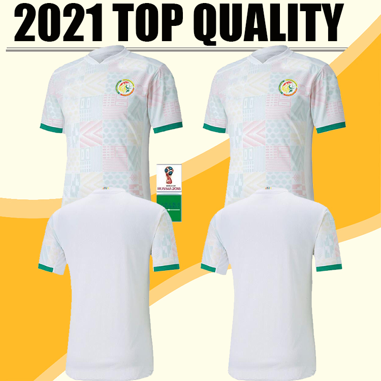 

Soccer Jersey top quality Senegal 2022 2021 Home white KOULIBALY MANE Football Shirt