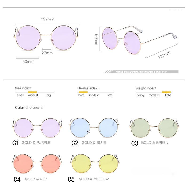 

2020 New Round Frame Sunglasses Fashion All-match Ladies Retro Sunglasses 10-BLS34061