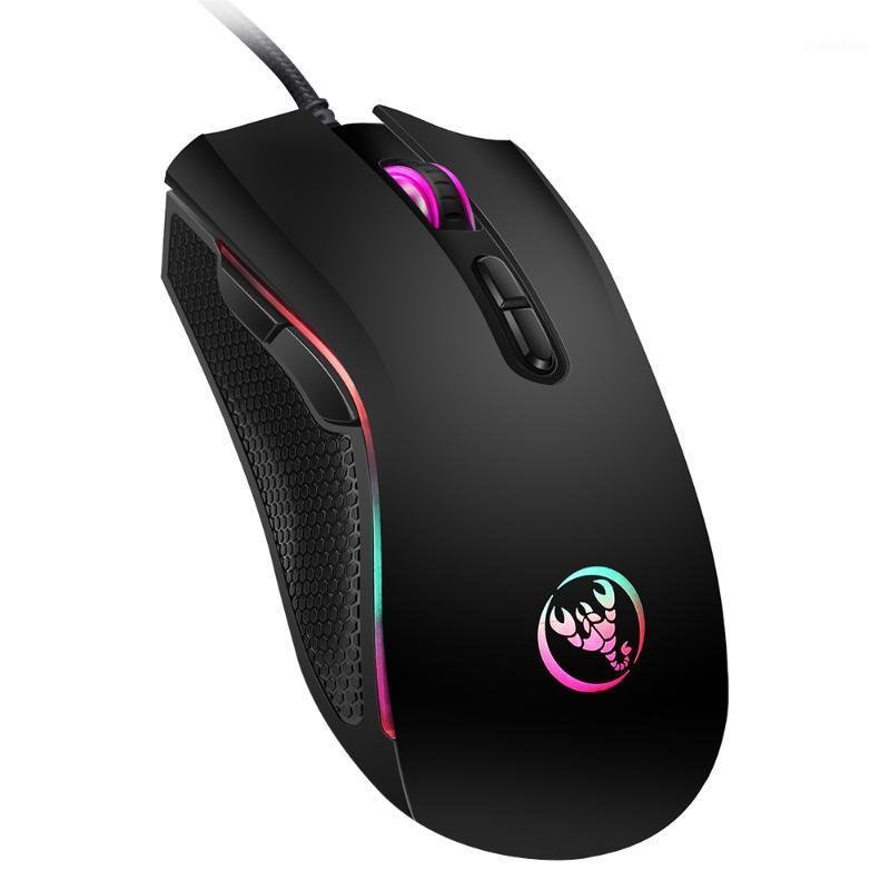 

HXSJ Gaming Mouse 3200DPI 7 colors LED backlit High-end optical professional gaming mouse and ergonomics design For CS1