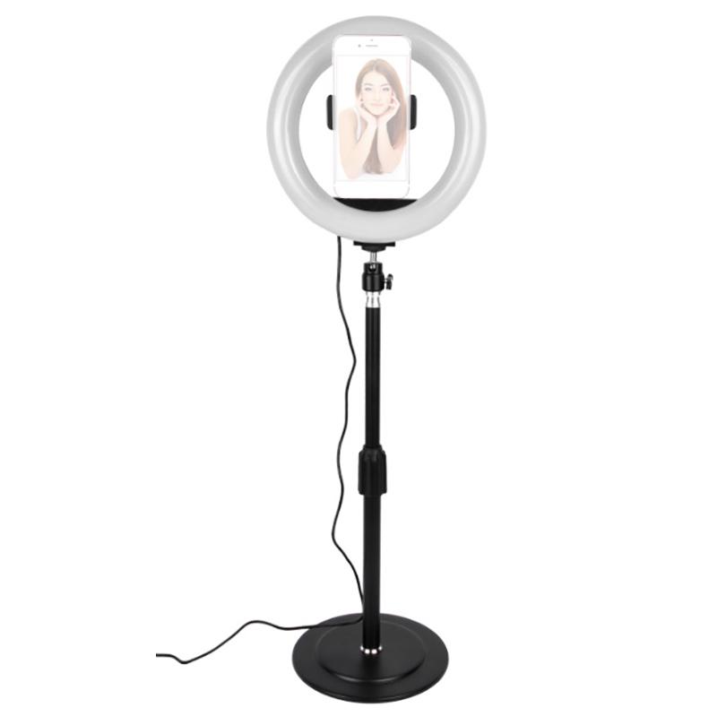 

Mobile Phone Live Support, Multifunctional Ring Light Led Dimmable Desktop Live Beauty Selfie Selfie Photo Light Support