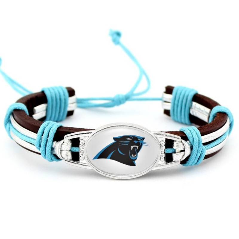 

US Football Team Carolina Dangle Charm DIY Necklace Earrings Bracelet Bangles Buttons Sports Jewelry Accessories