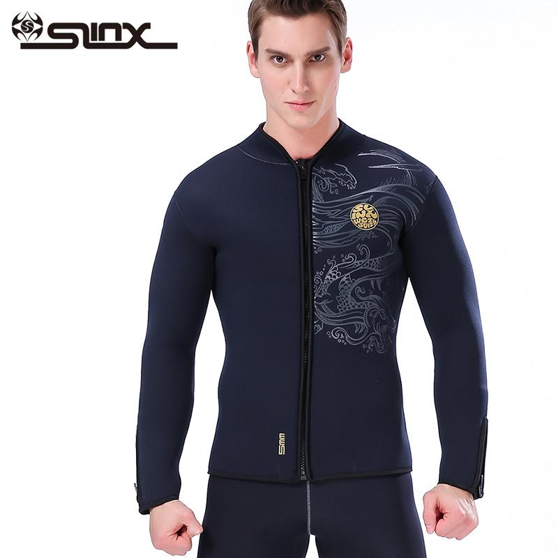 

5MM Neoprene Premium Scuba Keep Warm Snokeling Diving Jacket Men UnderWater Hunting Spearfishing Surfing Swim WetSuit Swim Coats