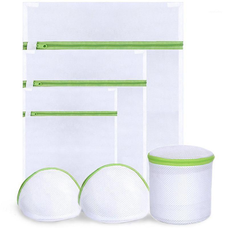 

6pcs/set Laundry Bag Drawstring Bra Underwear Products Laundry Bags Useful Mesh Net Bra Wash Bag Zipper1