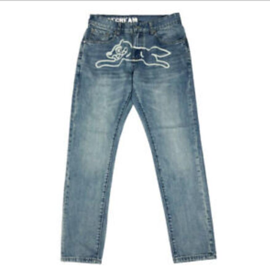 

bbc ICE CREAM STYLE DOG BLUE DENIM WASH MEN CLASSIC JEAN SIZE/ 32.34.36.38