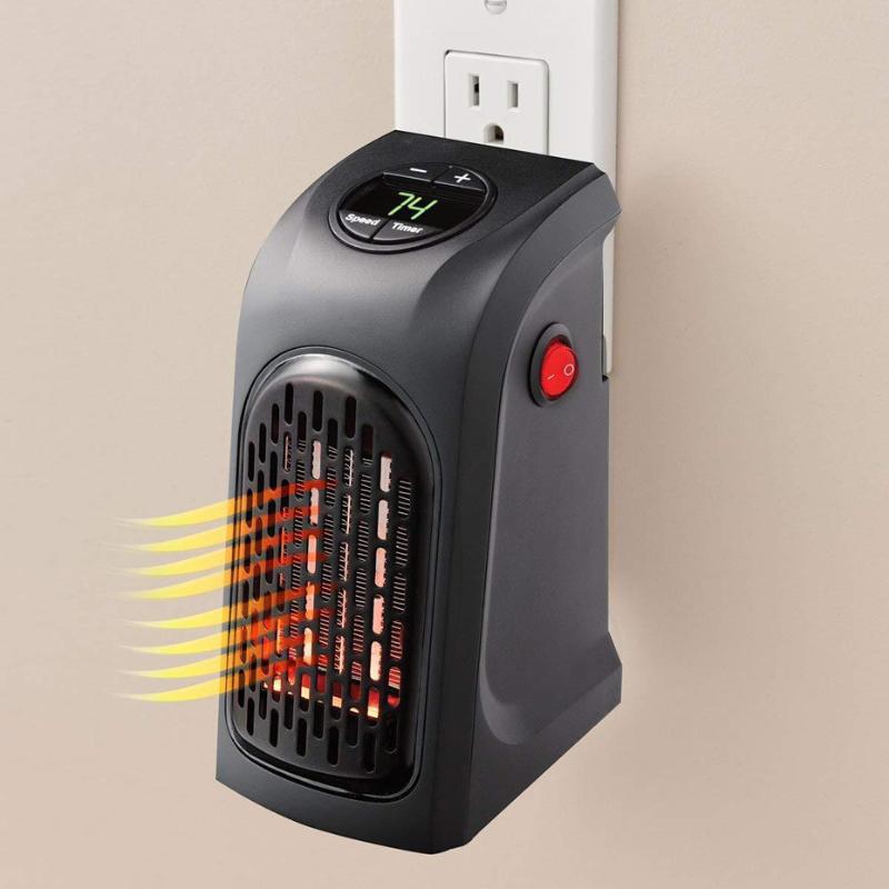 

400W Electric Heater Mini Fan Heater Desktop Household Wall Home Handy Heating Warmer Machine for Winter