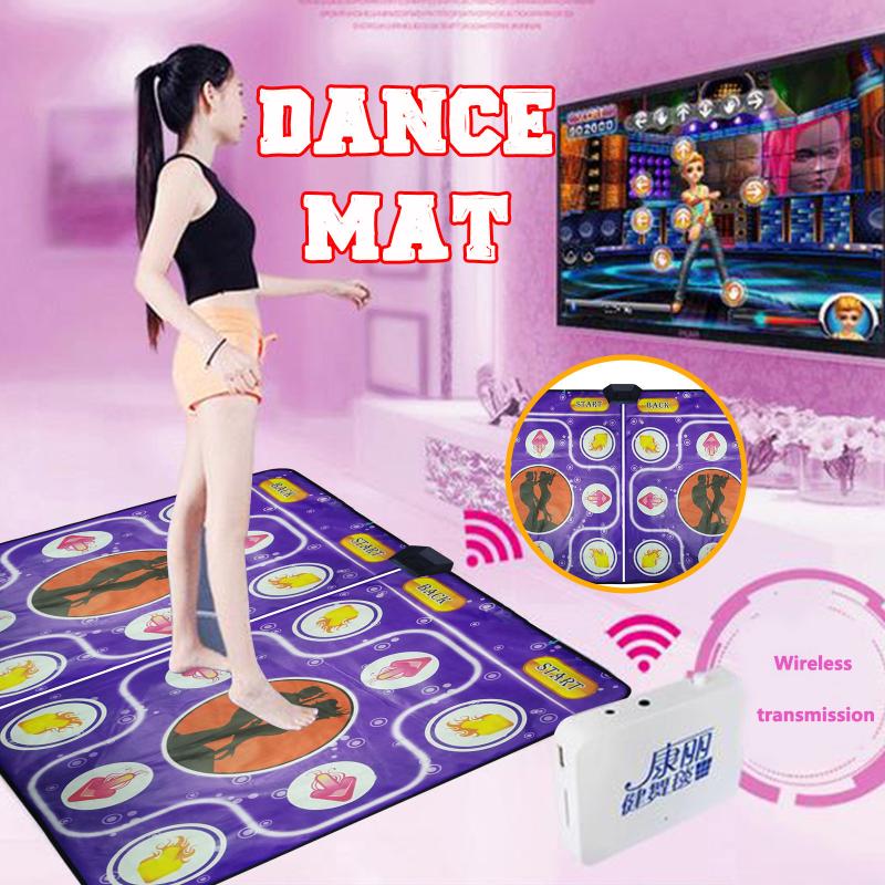 

HD Wireless Double Hand Dance Mat TV And Computer Dual Use Esterilla De Danza Somatosensorial Dance Pad PVC Gifts Or Tools