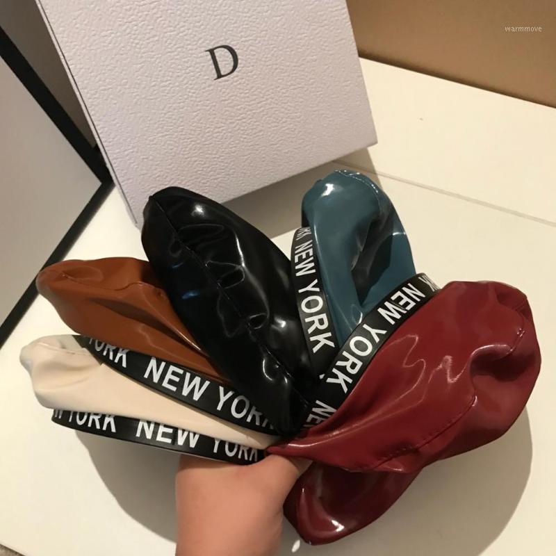 

elegant Women Faux Leather Berets letters printing Autumn Winter Solid Color PU Painter Hat French Cap Female1, Black