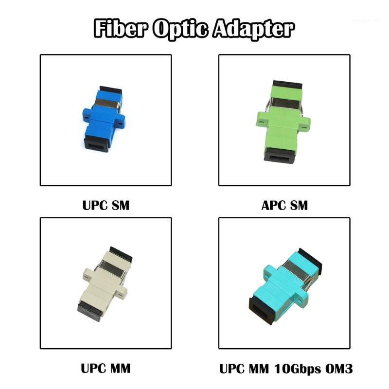

400 Pieces SC APC/UPC SM Single Mode MM Multi Mode Fiber Optical Adapter Simplex FTTH Networking Ethernet1