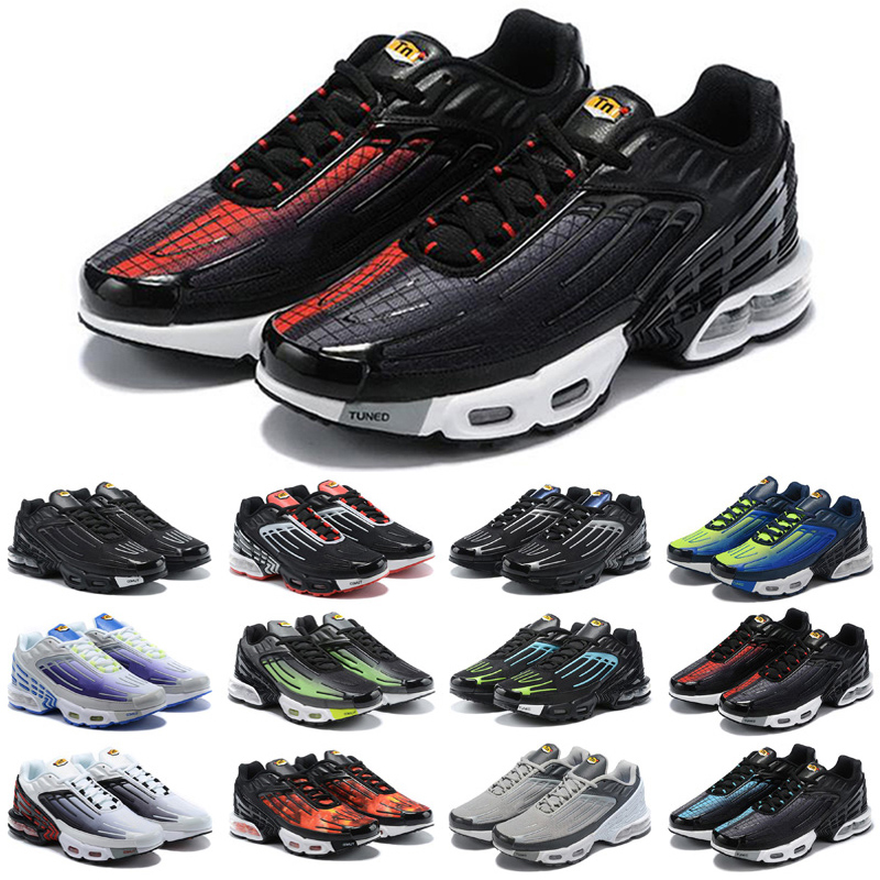 

New Parachute Tuned TN Plus III 3 Running Shoes for Men Women Designer Sneakers tns chaussures Sunset Hyper Violet Trainers Sports 36-45, As photo 11