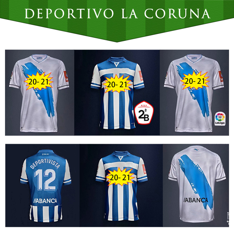 

20 21 new Club Deportivo soccer jersey 2020 CoruÃ±a Rober Pier Exposito Diego Rolan SANTOS La Coruna Football shirt camisetas de fÃºtbol, Black;yellow