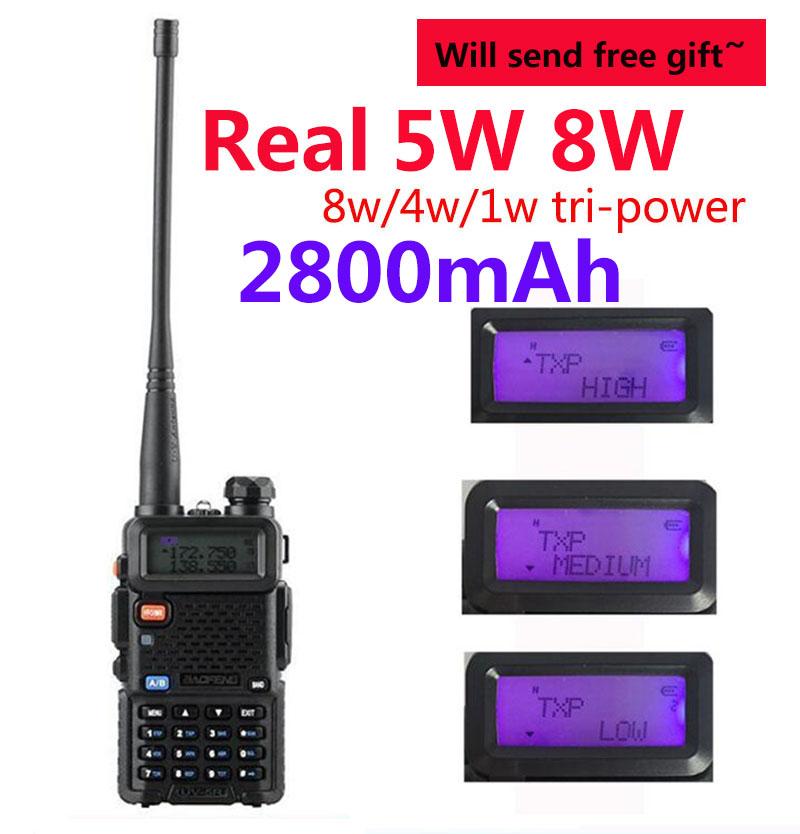

2020 baufeng uv5r uv 5r+ 2800mah uv 5r baofeng 8w midland talkie-walkie 10 km 5 km walki taki vhf uhf portable cb radio