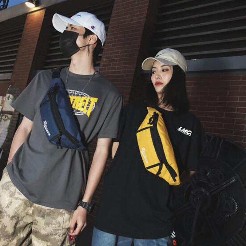 

Men Shoulder Bag Women Waterproof Bag Waist Male Multi-functional Chest Ladies Crossbody Travel, Black