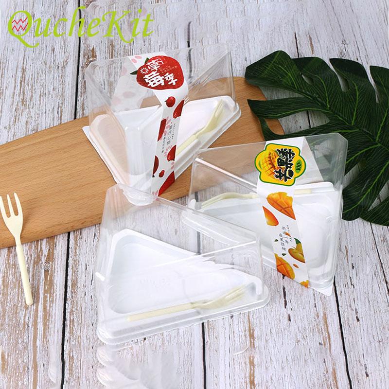 

High Quality Cake Mousse Box Dessert Cups Small Cake Transparent Plastic Box Package Cheese Baking Package