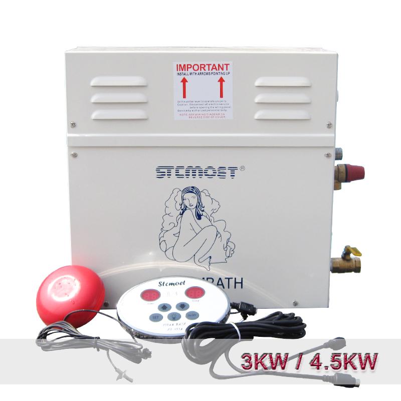

3KW/4.5KW Home Steam Machine Steam Generator Sauna Dry Steaming Furnace Wet Steamer Digital Controller Sauna Machine