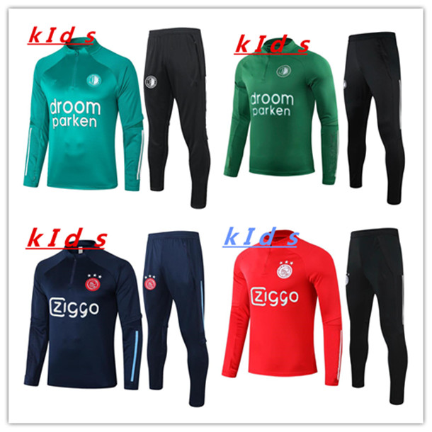 

2020 2021 kids Feyenoord tracksuit football training suit 2020/21 kids Feyenoord chandal futbol soccer tracksuit jogging, Gold