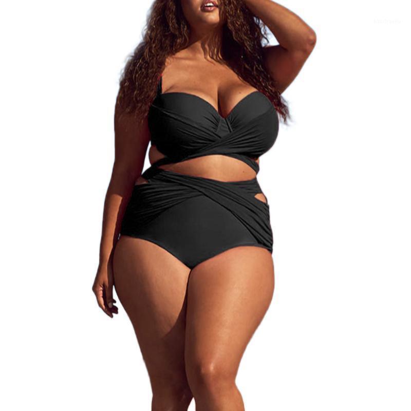 

bikinis 2020 mujer Women s Bathing Suits Top Ruffled With High Waisted Bottom Bikini Set separate female swimsuit swimming suit1