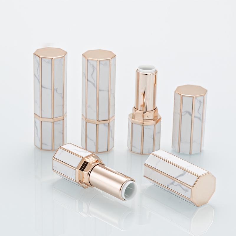 

Marbled Texture Octagon Empty Tube, 12.1mm Lip Jar Packaging