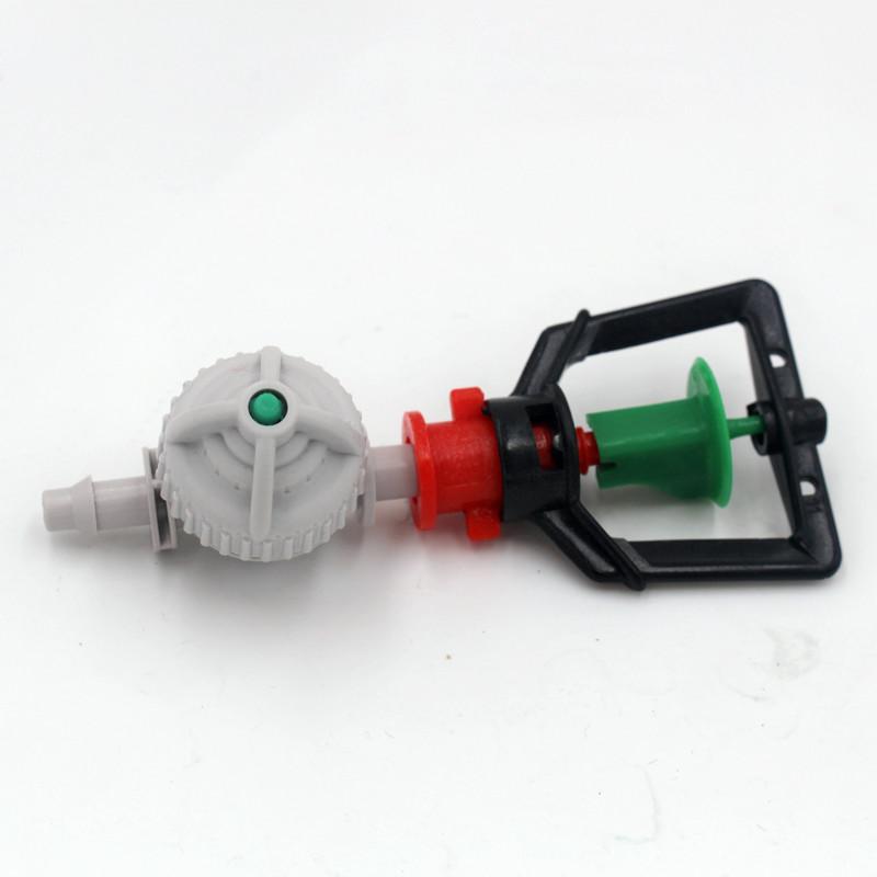 

20pcs Rotary Nozzle With 1/4"Antidrip Connector Greenhouse Irrigation Watering Irrigation Garden Water M183