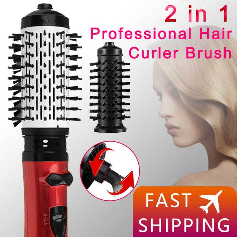 

Hot Air Brush Electric Cold Hair Dryer Comb Curler Professional Straightener Iron Auto Rotation Volumizer Hairbrush Curling Wand