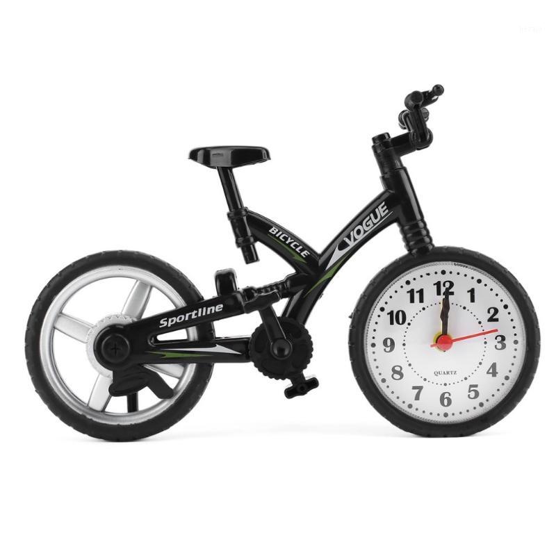 

Vintage Bicycle Model Alarm Clock Baery Powered Desk Shelf For Christmas Gifts Decoration With Quartz Movement1 Other Clocks & Accessories