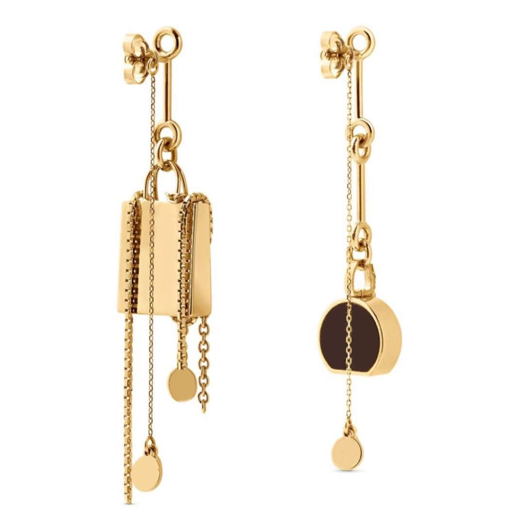 Earrings Fashion Necklace Bracelet Stainless Earring for Man Woman High Quality with Box-image-648098334