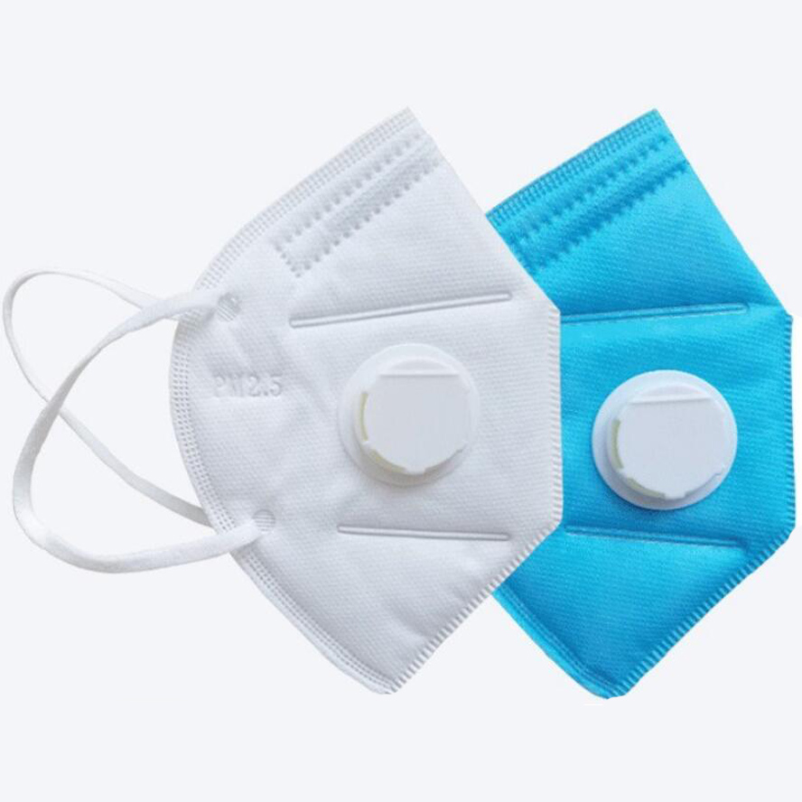 

kn95 masks factory 95% filter face mask colorful Activated Carbon Breathing Respirator Valve 5 layer mouth facemask