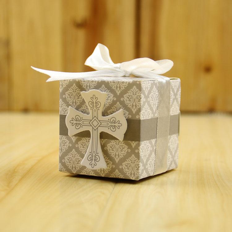 

10Pcs Wedding party supplies cross European wedding gift boxes candy box