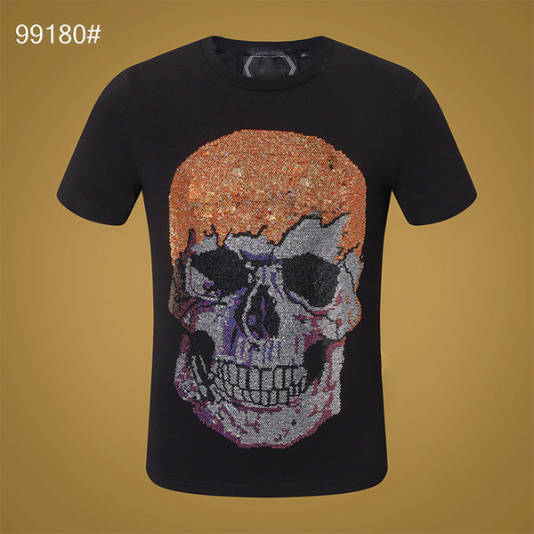 

20ss Skull T-shirt Mens Summer print letter tiger T Shirts Casual Punk High Quality black White Tee clothing short sleeve 100% Cotton, Supplementary fees