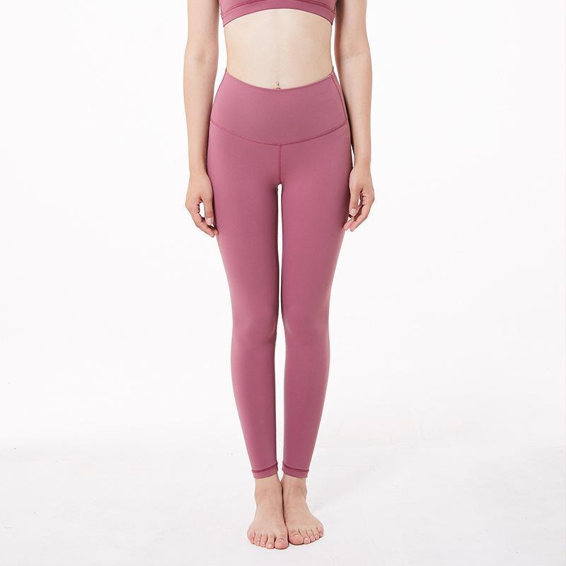 

New Solid Color Women yoga pants High Waist Sports Gym Wear Leggings Elastic Fitness Lady Overall Full Tights Workout