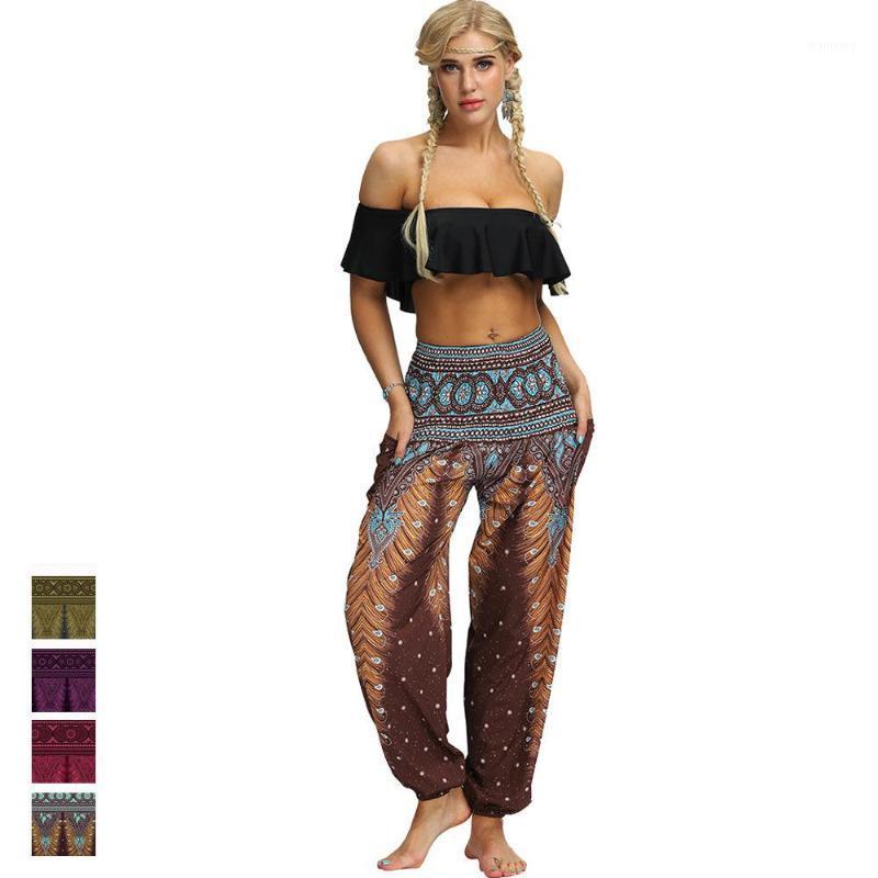 

2021 New Men Women Casual Yoga Pants Loose Hippy Yoga Trousers Baggy Boho Pants Outdoor Printing Sport Trousers1, 60