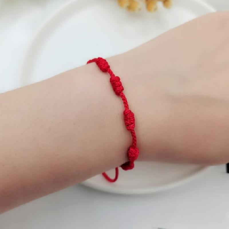 

Charm Bracelets Fashion Women's Simple Thin Lucky Red String For Woman Jewelry