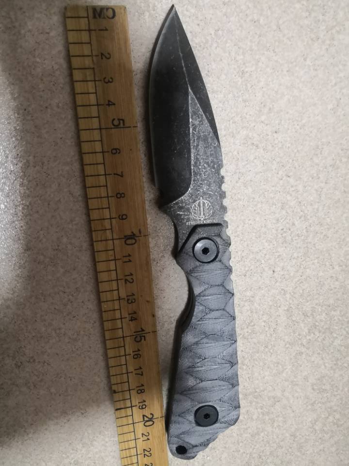 

Strider SMF Fixed Blade Full Tang Tactical Survival Bowie Combat gear tool Knife military specical forces jungle fighting knives BM 3300 BK