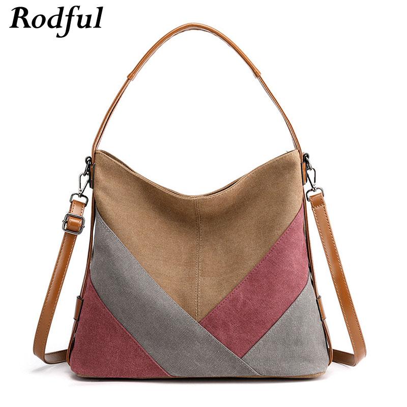 

Fashion large women's canvas bag vintage tote shoulder bag ladies big fabric canvas handbags women 2021 clotch female retro