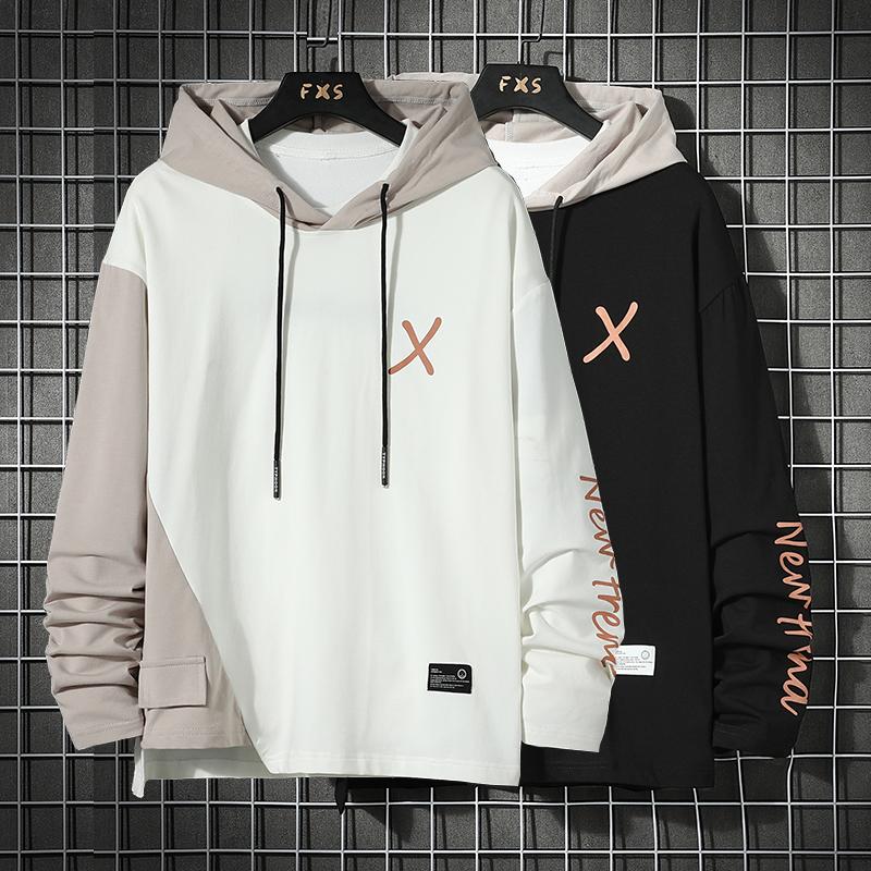 

Japan Style Casual O-Neck 2020 Spring Autumn Print Hoodie Sweatshirt Men'S Thick Fleece Hip Hop High Streetwear Clothes, Wy901 2