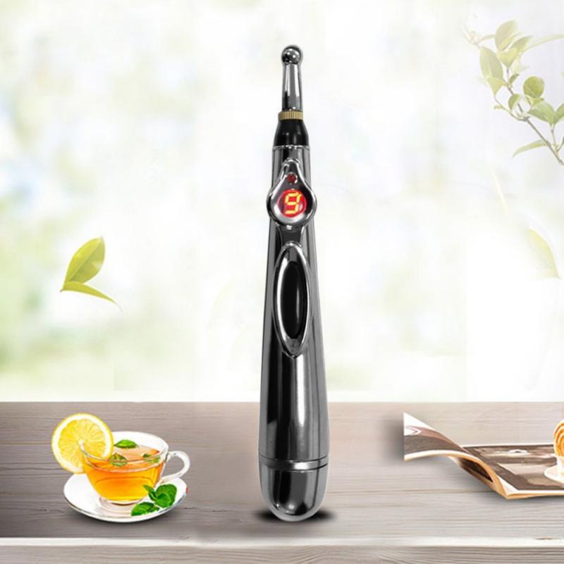 

ZL Electronic Acupuncture Pen Electric Meridians Laser Therapy Heal Massage Pen Meridian Energy Relief Pain Tools Home Hot