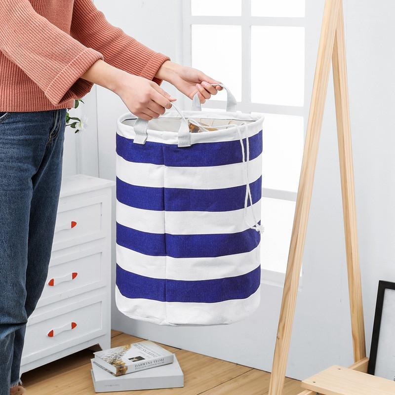 

Collapsible Storage Baskets Folding Canvas Kids Toy Containers Large Size Clothes Sundry Organizers Waterproof Laundry Baskets1