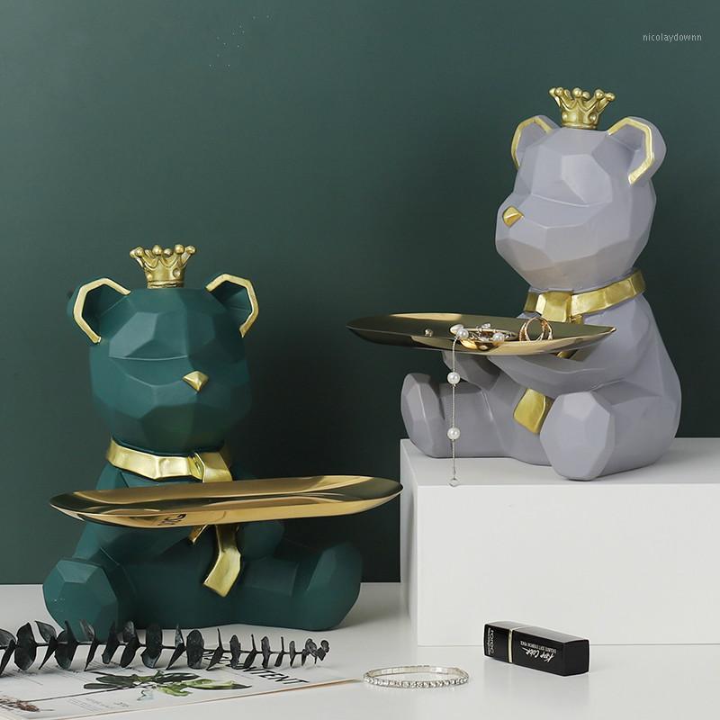 

Nordic Fashion Creative Jewelry Storage Tray Modern Simple Living Room Resin Ornaments Key Storage Tray Handmade1