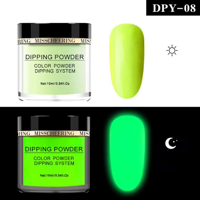 

Manicure Tool Salon Polish Design Dipping Powder Luminous Shining UV Gel Professional Neon Phosphor Home Nail Art Glitter Glow