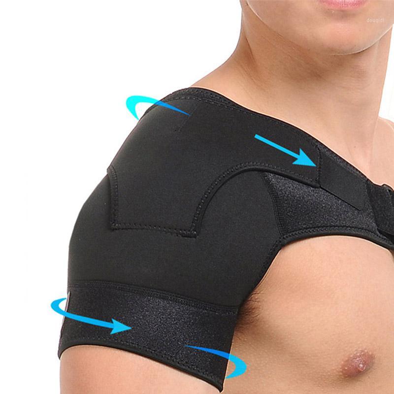 

Adjustable Shoulder Strap Support Compression Bandage Wrap Shoulder Protection Sports Protectors ZJ551, As show